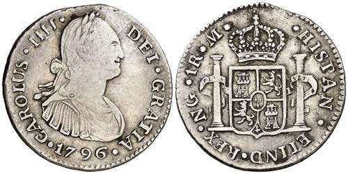 1796. Carlos IV. Guatemala. M. 1 ... 
