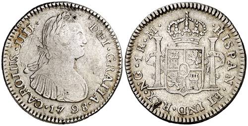 1798. Carlos IV. Guatemala. M. 1 ... 