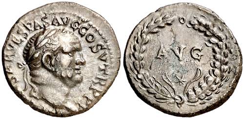 (74 d.C.). Vespasiano. Éfeso. ... 