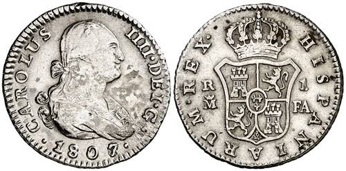 1807/6. Carlos IV. Madrid. FA. 1 ... 