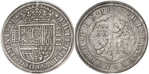 1597. Felipe II. Segovia. 8 ... 