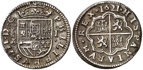 1621. Felipe III. Segovia. /. 1 ... 