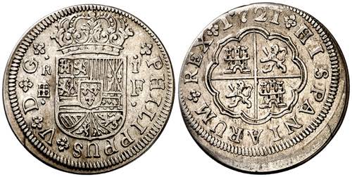 1721. Felipe V. Segovia. F. 1 ... 