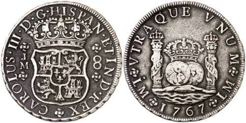 1767. Carlos III. Lima. JM. 8 ... 