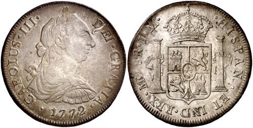 1772. Carlos III. Lima. JM. 8 ... 