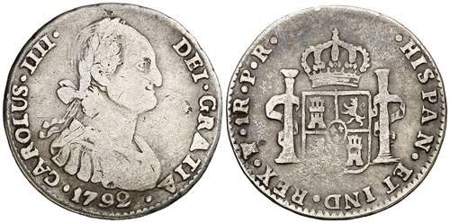 1792. Carlos IV. Potosí. PR. 1 ... 