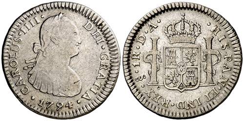 1794. Carlos IV. Santiago. DA. 1 ... 
