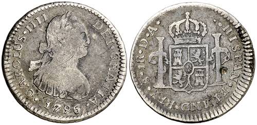 1796. Carlos IV. Santiago. DA. 1 ... 