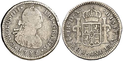 1797. Carlos IV. Santiago. DA. 1 ... 