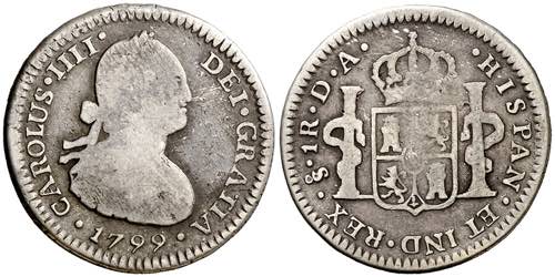 1799. Carlos IV. Santiago. DA. 1 ... 