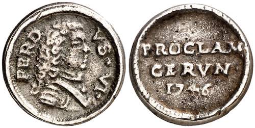 1746. Fernando VI. Girona. Medalla ... 