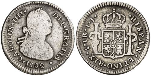 1802. Carlos IV. Santiago. JJ. 1 ... 