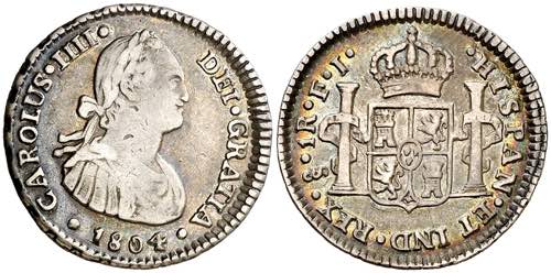 1804. Carlos IV. Santiago. FJ. 1 ... 