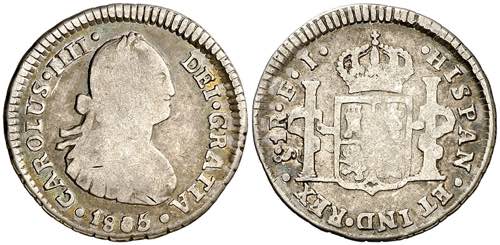 1805. Carlos IV. Santiago. FJ. 1 ... 