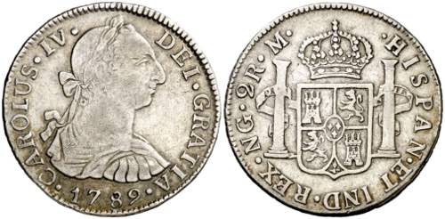 1789. Carlos IV. Guatemala. M. 2 ... 