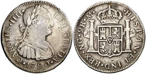 1790. Carlos IV. Guatemala. M. 2 ... 