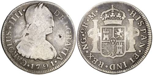 1791. Carlos IV. Guatemala. M. 2 ... 
