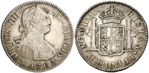 1793. Carlos IV. Guatemala. M. 2 ... 