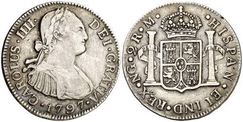 1797. Carlos IV. Guatemala. M. 2 ... 