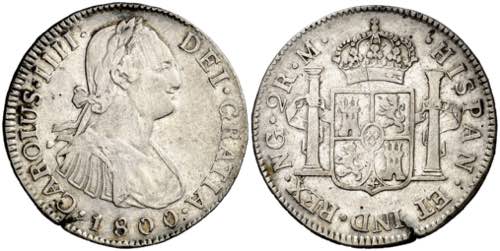 1800. Carlos IV. Guatemala. M. 2 ... 