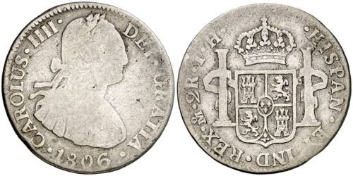 1806. Carlos IV. México. TH. 2 ... 