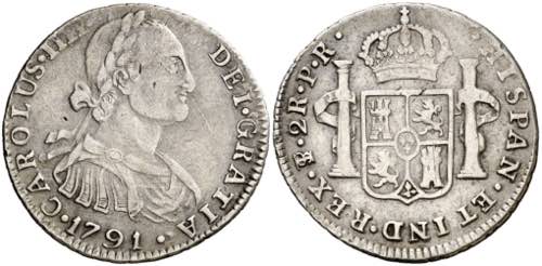1791. Carlos IV. Potosí. PR. 2 ... 