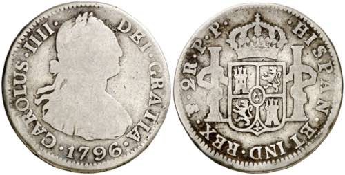1796. Carlos IV. Potosí. PP. 2 ... 