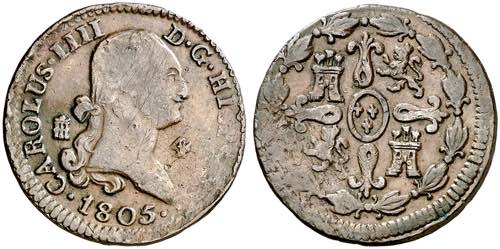 1805. Carlos IV. Segovia. 4 ... 