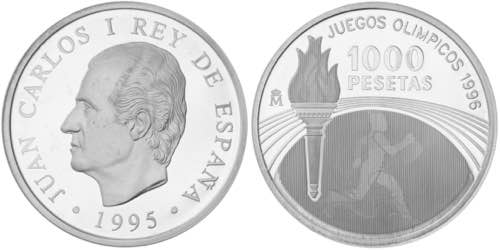 1995. Juan Carlos I. 1000 pesetas. ... 