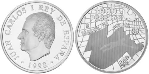 1998. Juan Carlos I. 1000 pesetas. ... 