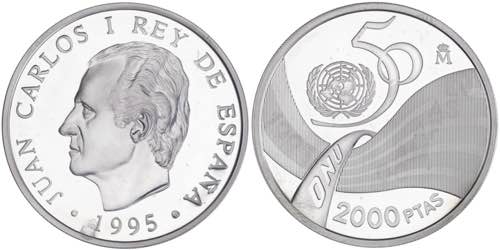 1995. Juan Carlos I. 2000 pesetas. ... 