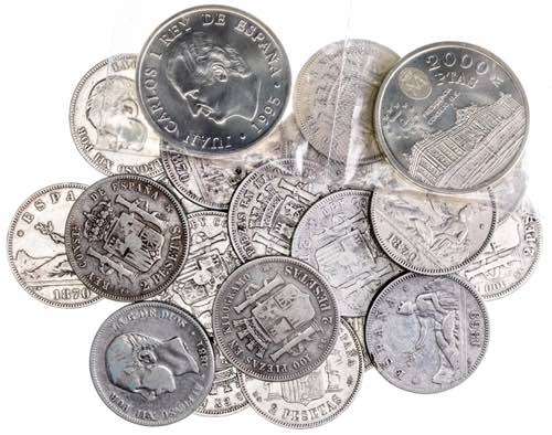 1869 a 1905. Lote de 20 monedas de ... 