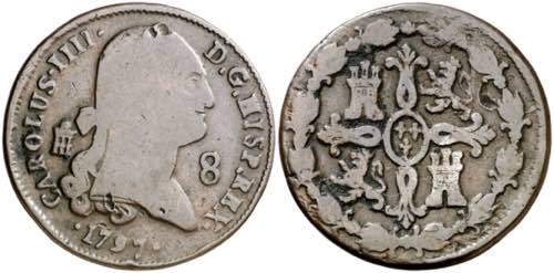 1797. Carlos IV. Segovia. 8 ... 