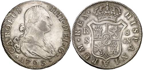 1793. Carlos IV. Sevilla. CN. 8 ... 