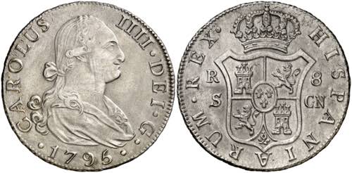 1795. Carlos IV. Sevilla. CN. 8 ... 