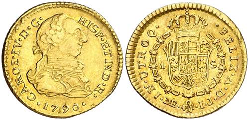 1790. Carlos IV. Lima. IJ. 1 ... 