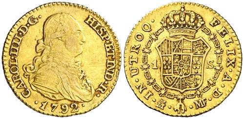 1792. Carlos IV. Madrid. MF. 1 ... 