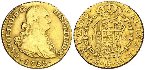 1799. Carlos IV. Madrid. FA. 1 ... 