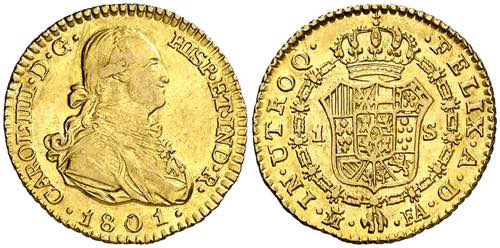 1801. Carlos IV. Madrid. FA. 1 ... 