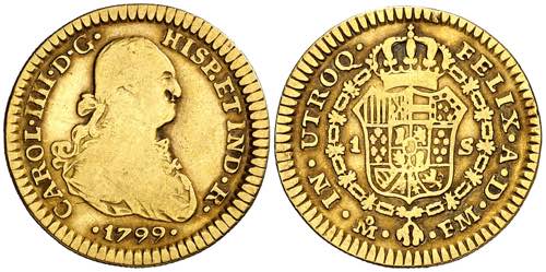 1799. Carlos IV. México. FM. 1 ... 