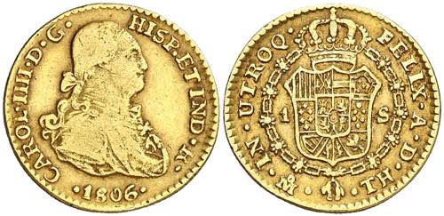 1806. Carlos IV. México. TH. 1 ... 