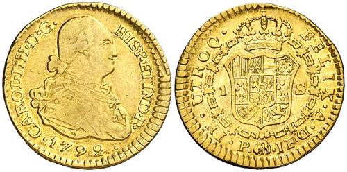 1792. Carlos IV. Popayán. JF. 1 ... 