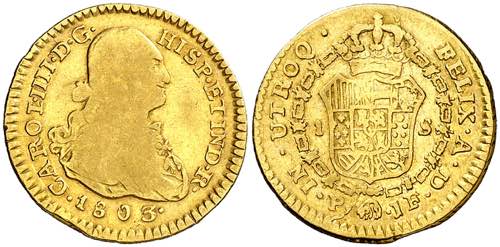 1803. Carlos IV. Popayán. JF. 1 ... 