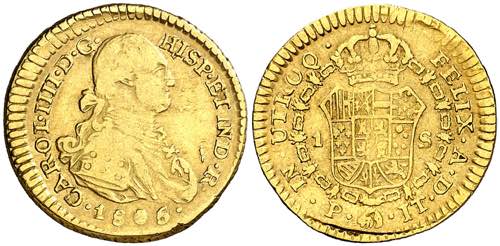 1805/4. Carlos IV. Popayán. JT. 1 ... 