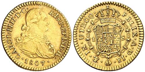 1807. Carlos IV. Potosí. PJ. 1 ... 