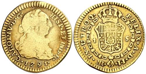 1791. Carlos IV. Santa Fe de Nuevo ... 