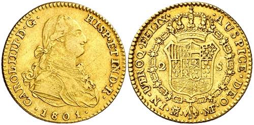 1801/791. Carlos IV. Madrid. MF. 2 ... 