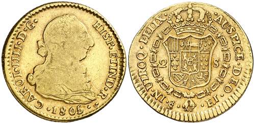1805. Carlos IV. Santiago. FJ. 2 ... 
