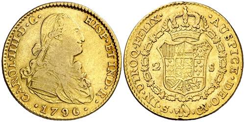1796. Carlos IV. Sevilla. CN. 2 ... 