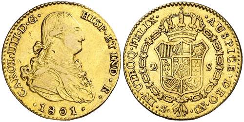 1801. Carlos IV. Sevilla. CN. 2 ... 
